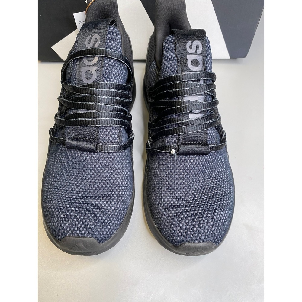 Adidas Lite Racer Adapt 7.0 K Black Carbon Mesh Slip On Sneakers IE6382 Mens 5 - Picture 3 of 6